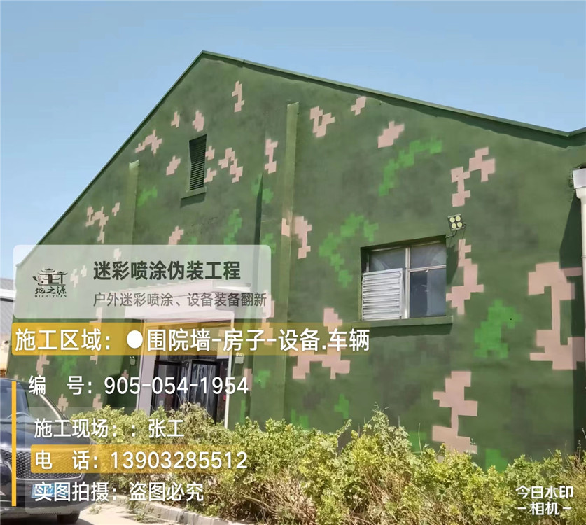 文山外墙数码迷彩漆施工报价清单（100㎡标准墙面测算）